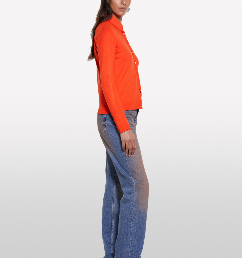 Cardigan regular fit in orange - cardigans für damen - Orange | Sisley image number 2